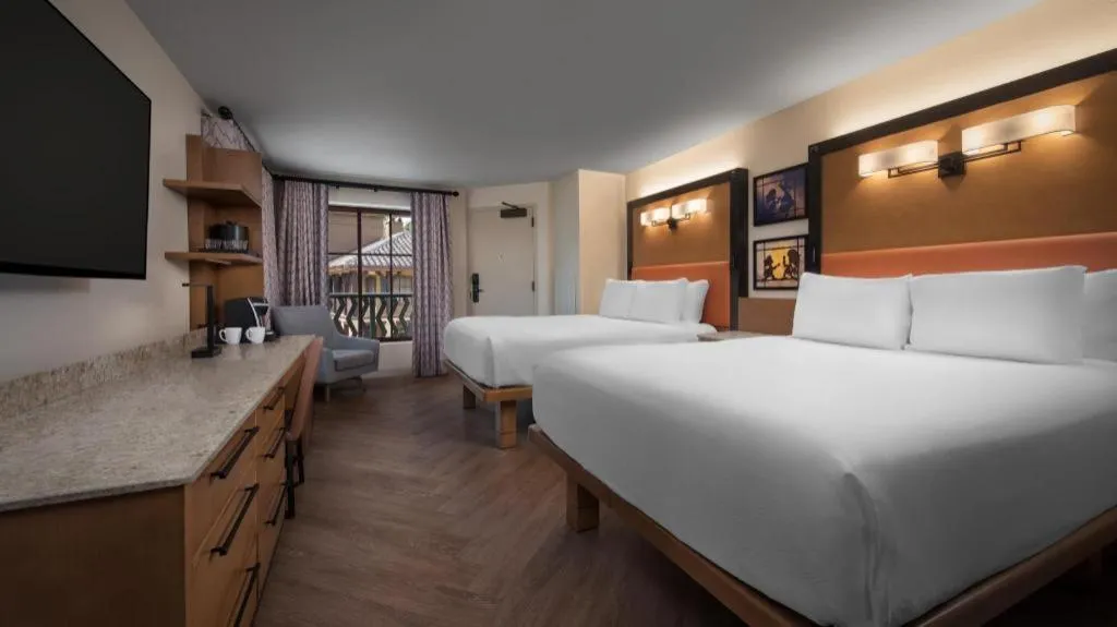 Bed in Disney's Coronado Springs Resort