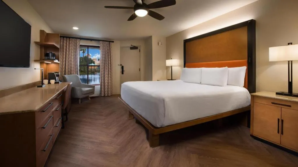 Bed in Disney's Coronado Springs Resort