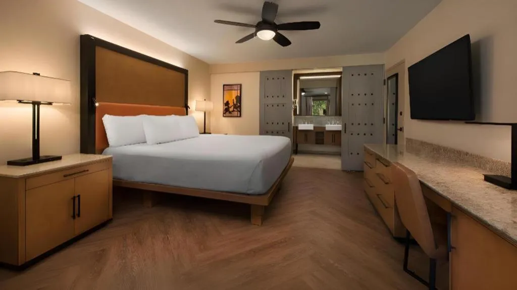 Bed in Disney's Coronado Springs Resort
