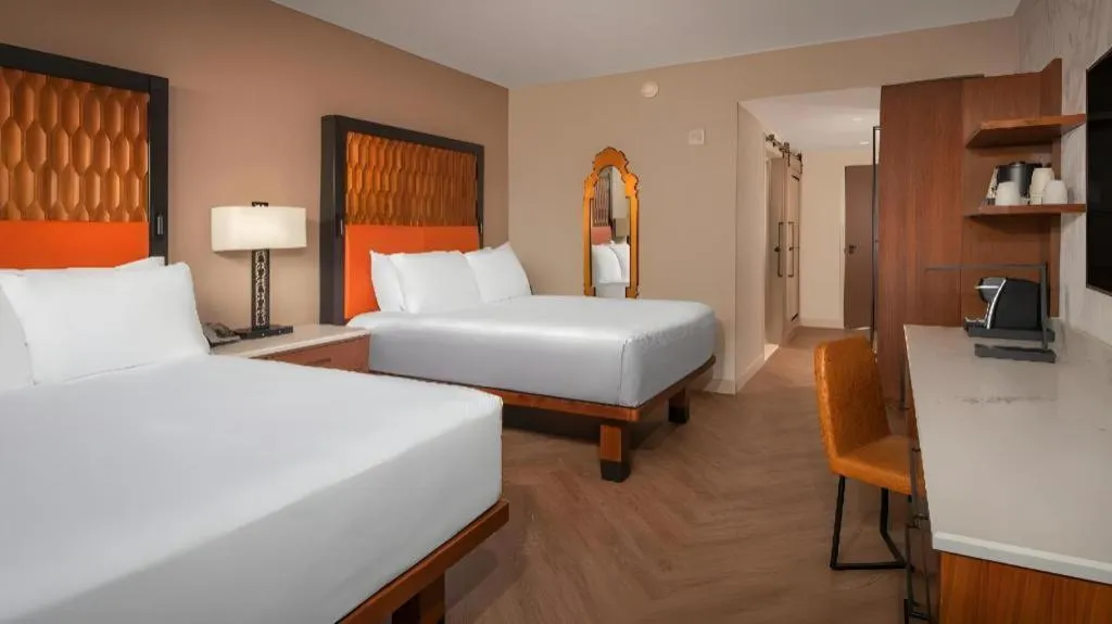 Bed in Disney's Coronado Springs Resort
