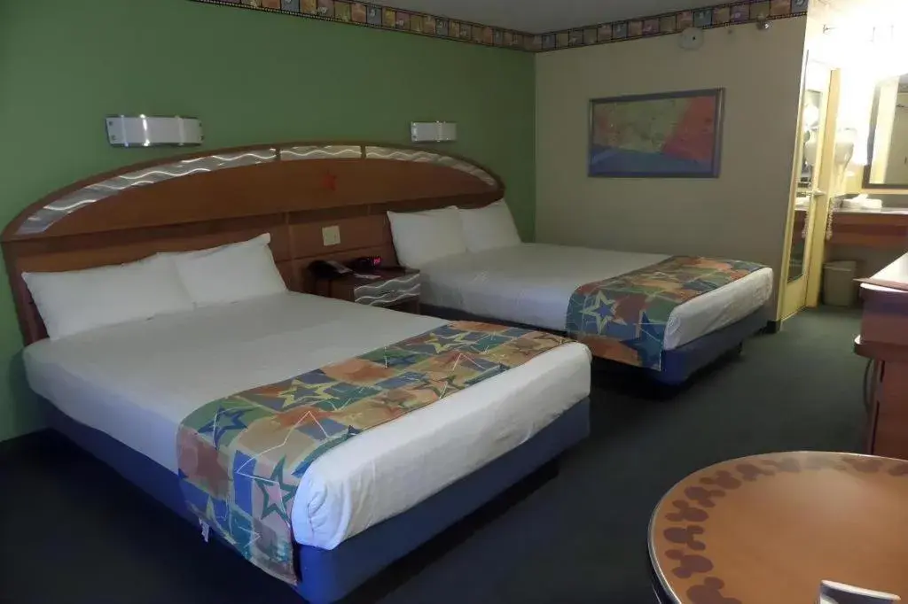 Bed in Disney's All-Star Movies Resort Bed in Disney's All-Star Movies Resort