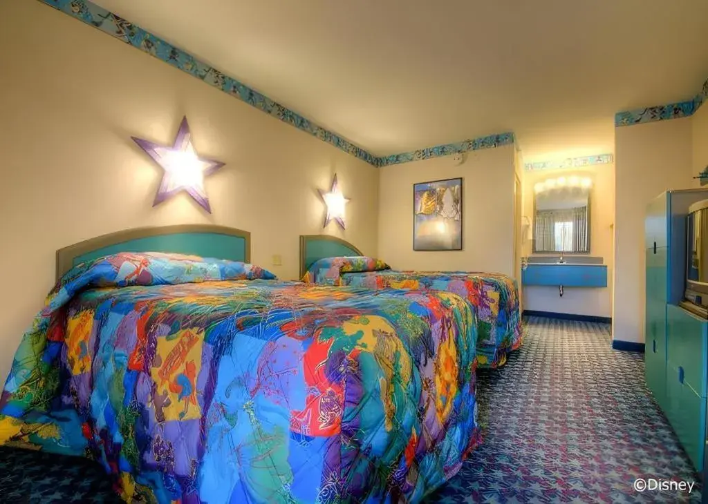 Bed in Disney's All-Star Movies Resort Bed in Disney's All-Star Movies Resort