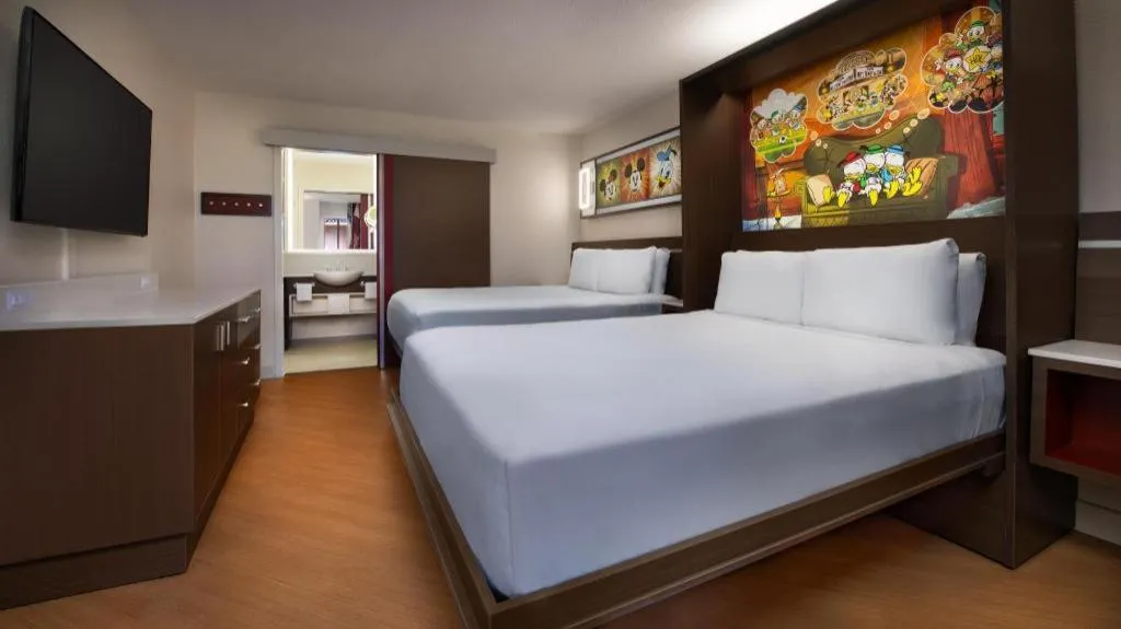 Bed in Disney's All-Star Sports Resort