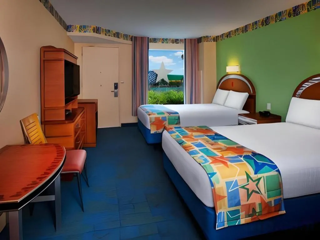 Bed in Disney's All-Star Sports Resort