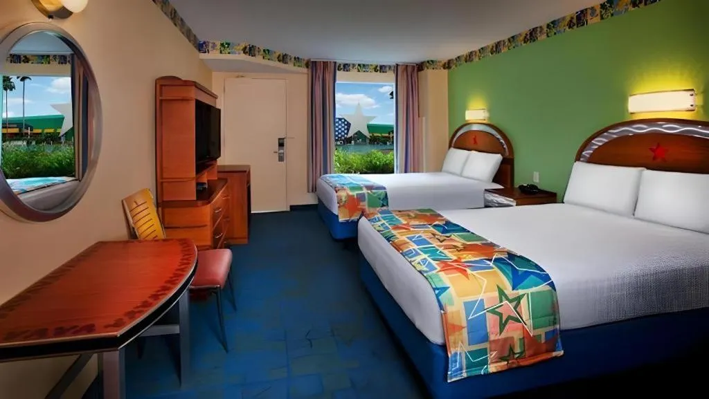 Bed in Disney's All-Star Sports Resort