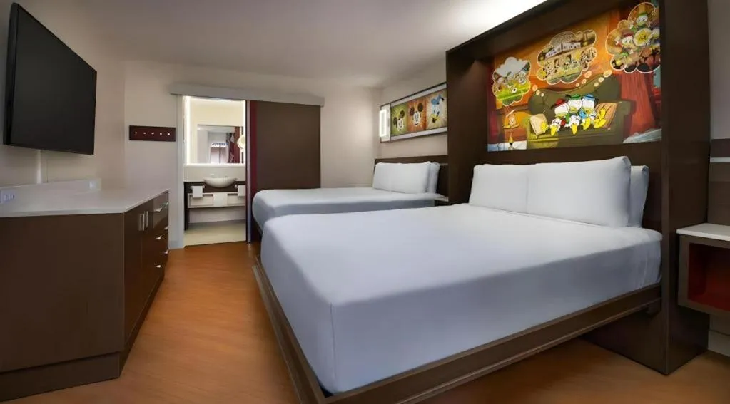 Bed in Disney's All-Star Sports Resort