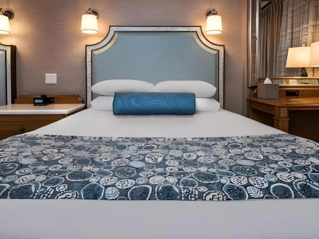 Bed in Disney's Beach Club Resort