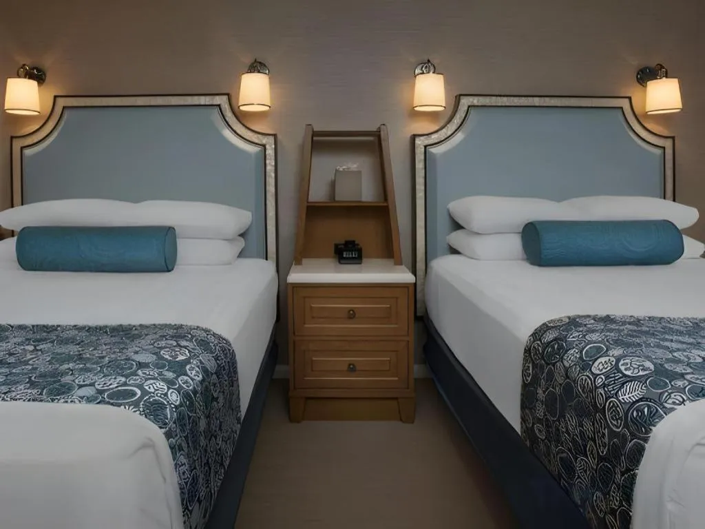 Bed in Disney's Beach Club Resort
