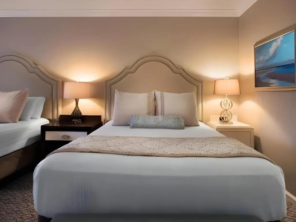 Bed in Disney's Beach Club Resort