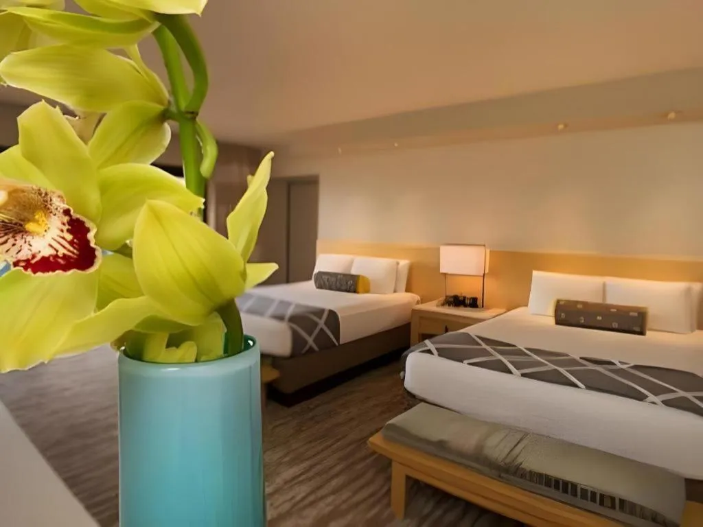 Bed in Disney's Contemporary Resort