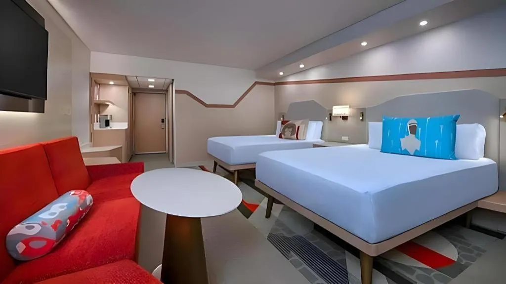 Bed in Disney's Contemporary Resort