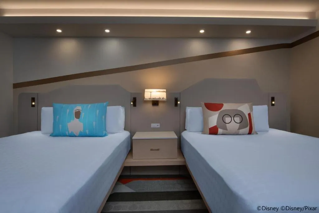 Bed in Disney's Contemporary Resort