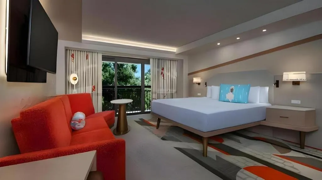 Bed in Disney's Contemporary Resort