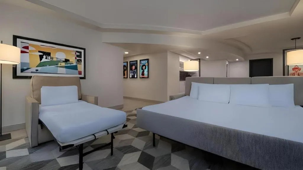 Bed in Disney's Contemporary Resort