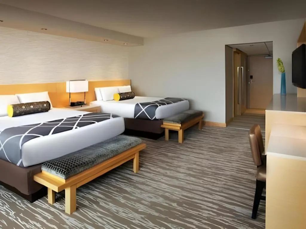 Bed in Disney's Contemporary Resort