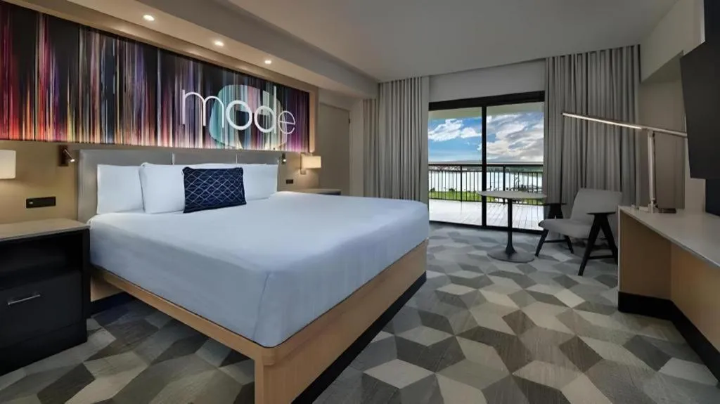 Bed in Disney's Contemporary Resort