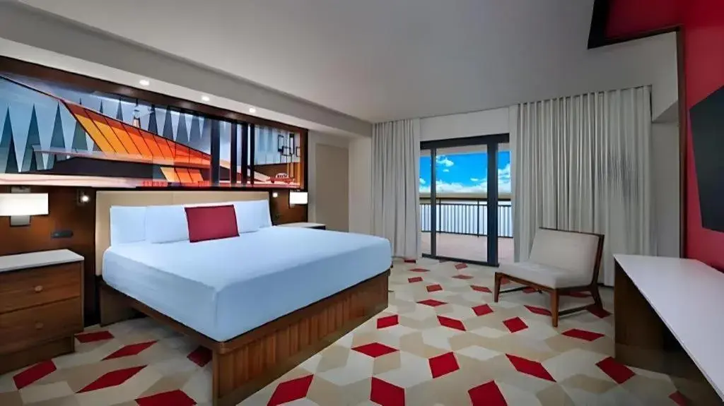 Bed in Disney's Contemporary Resort Bed in Disney's Contemporary Resort