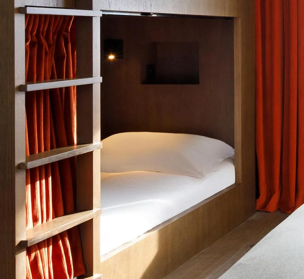 Bed in Ours Blanc Hotel & Spa