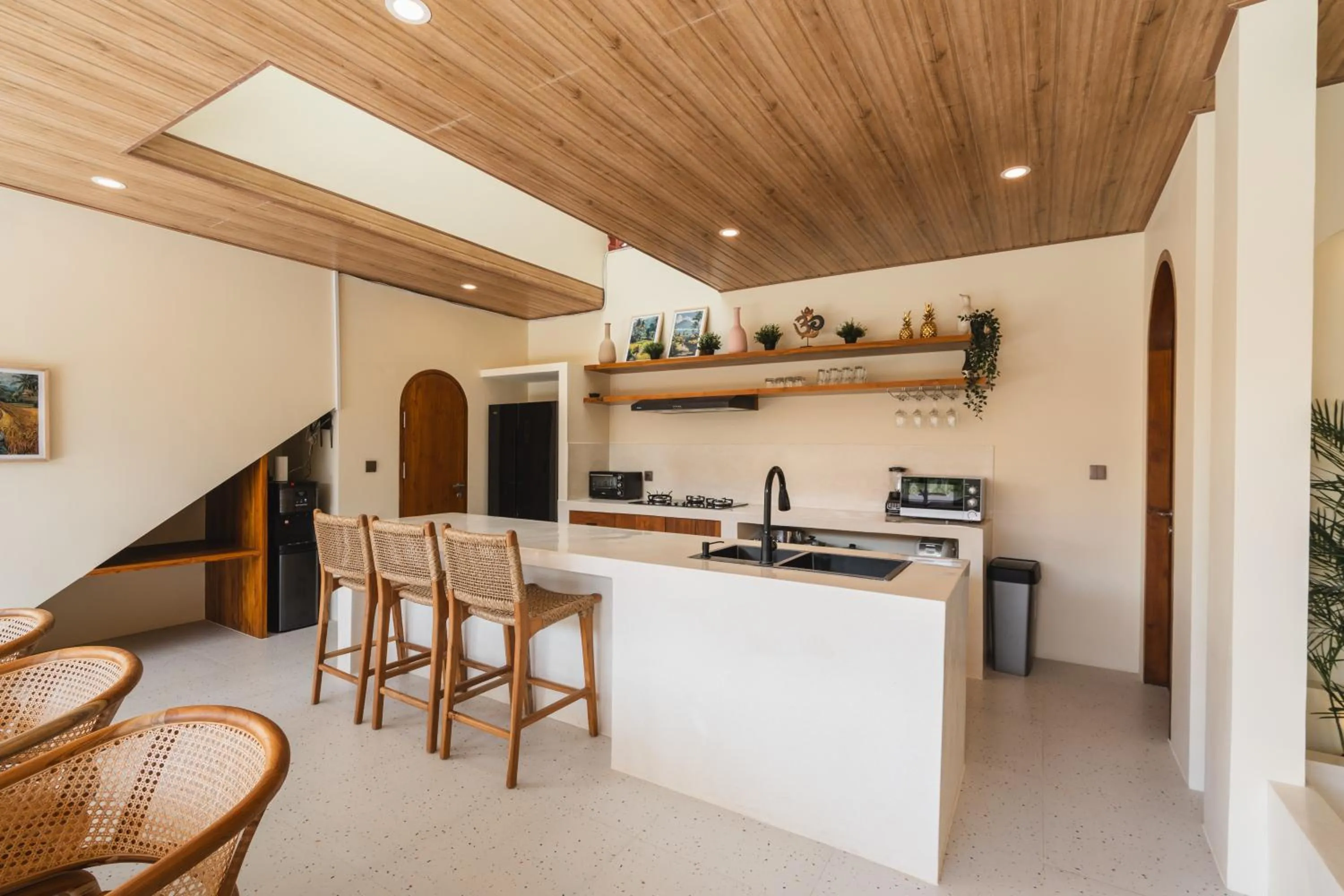 Kitchen or kitchenette in Copper Estate 1 by Alfred in Bali