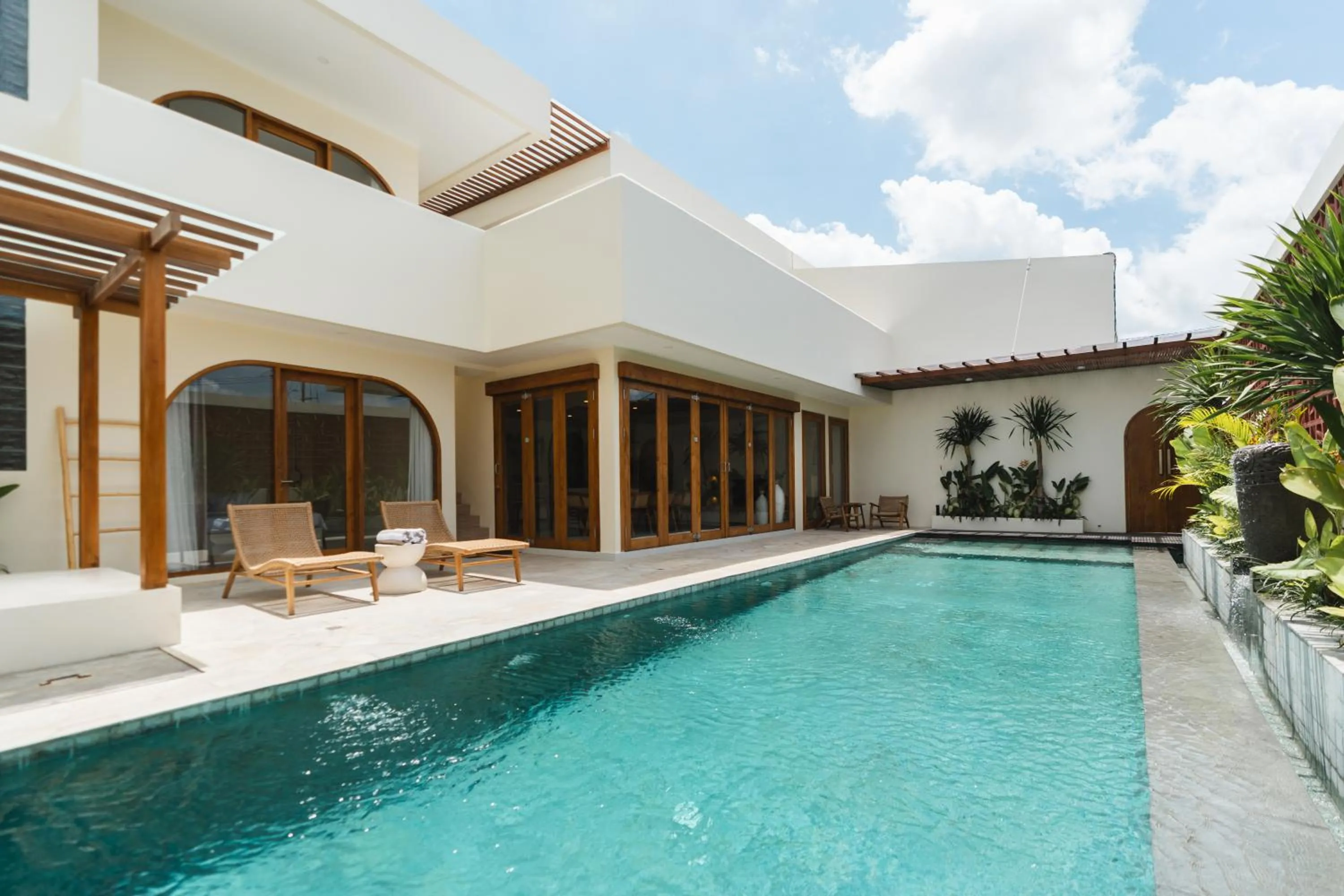 Pool view in Copper Estate 1 by Alfred in Bali