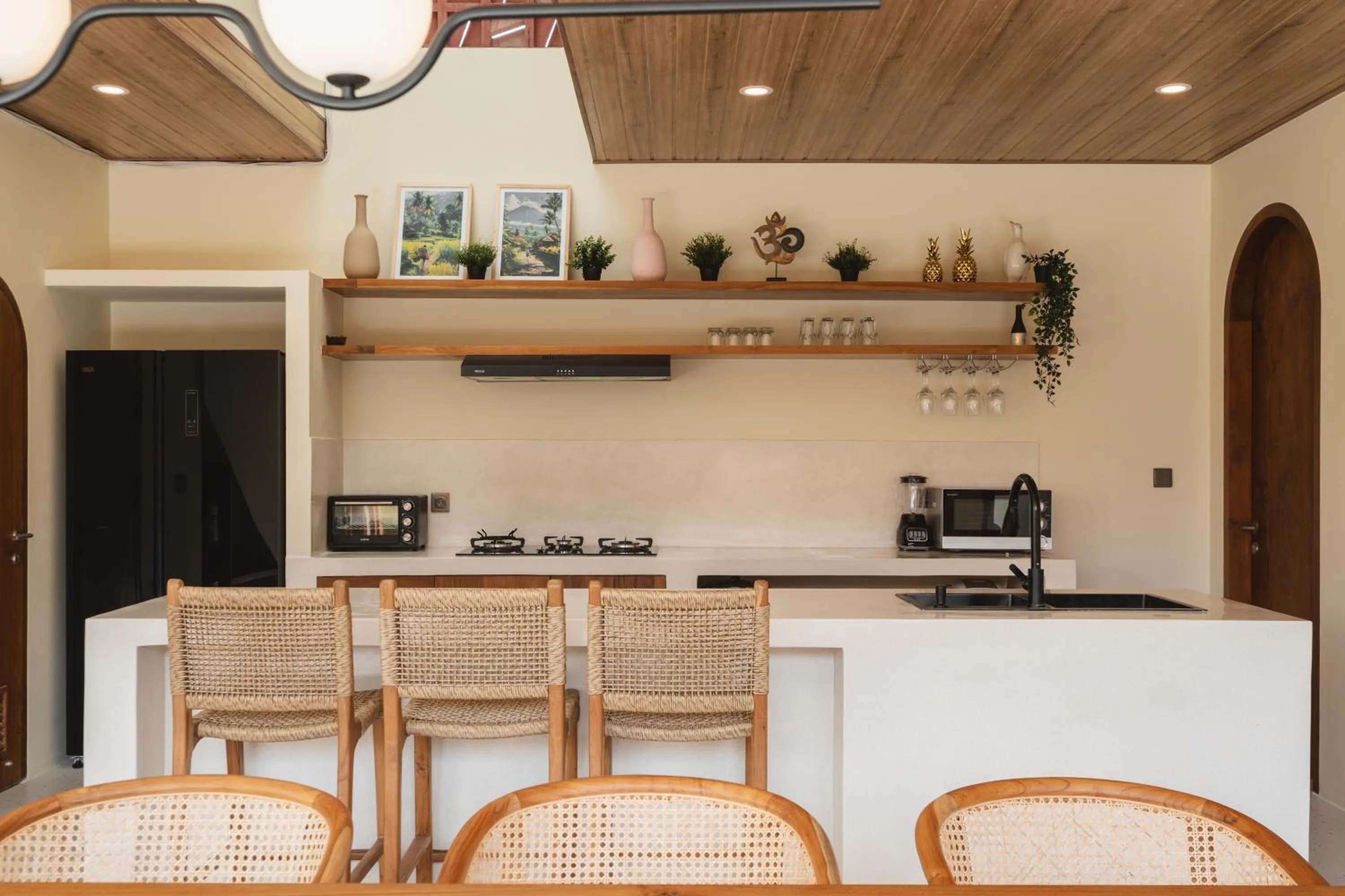 Kitchen or kitchenette in Copper Estate 1 by Alfred in Bali
