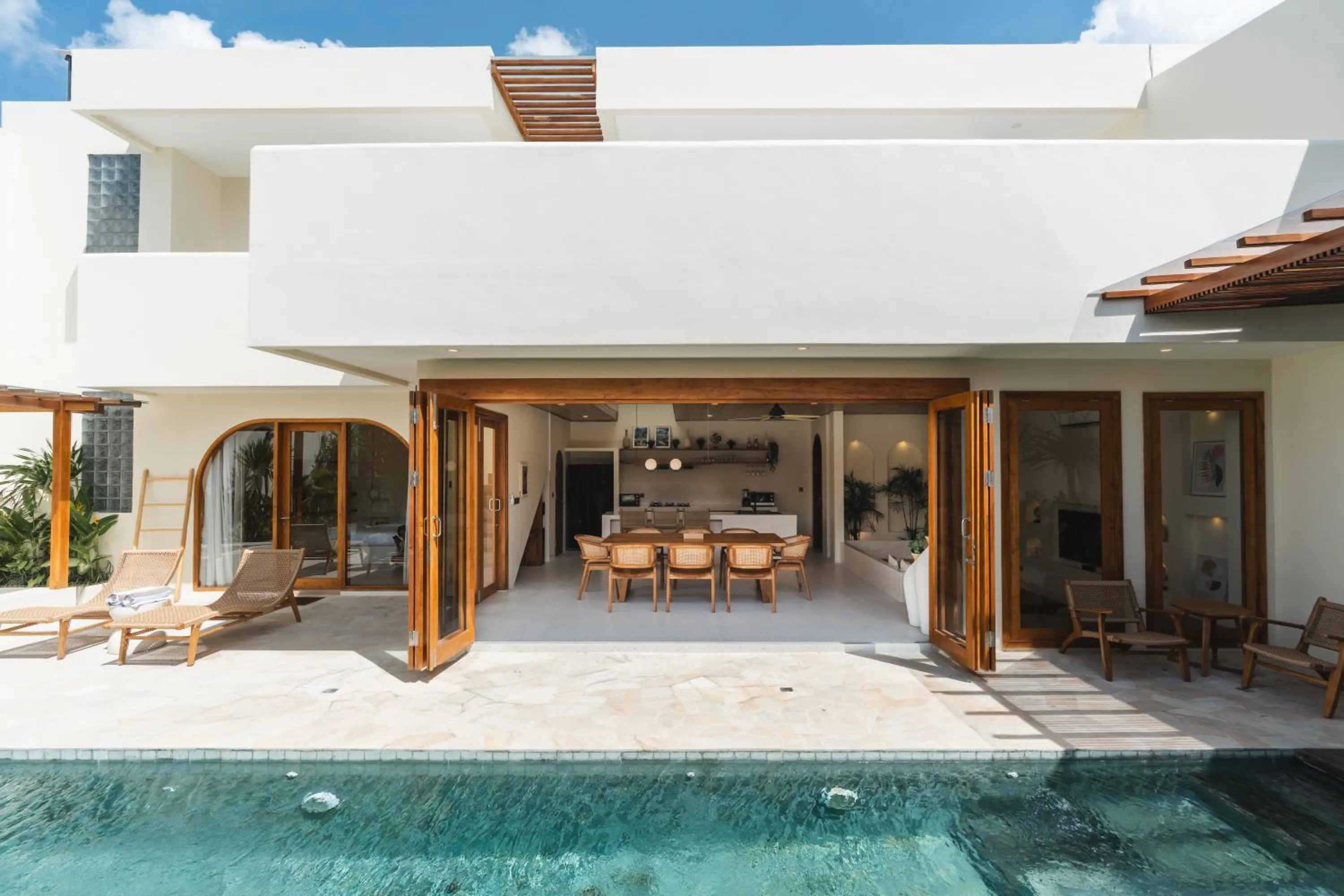 Pool view in Copper Estate 1 by Alfred in Bali