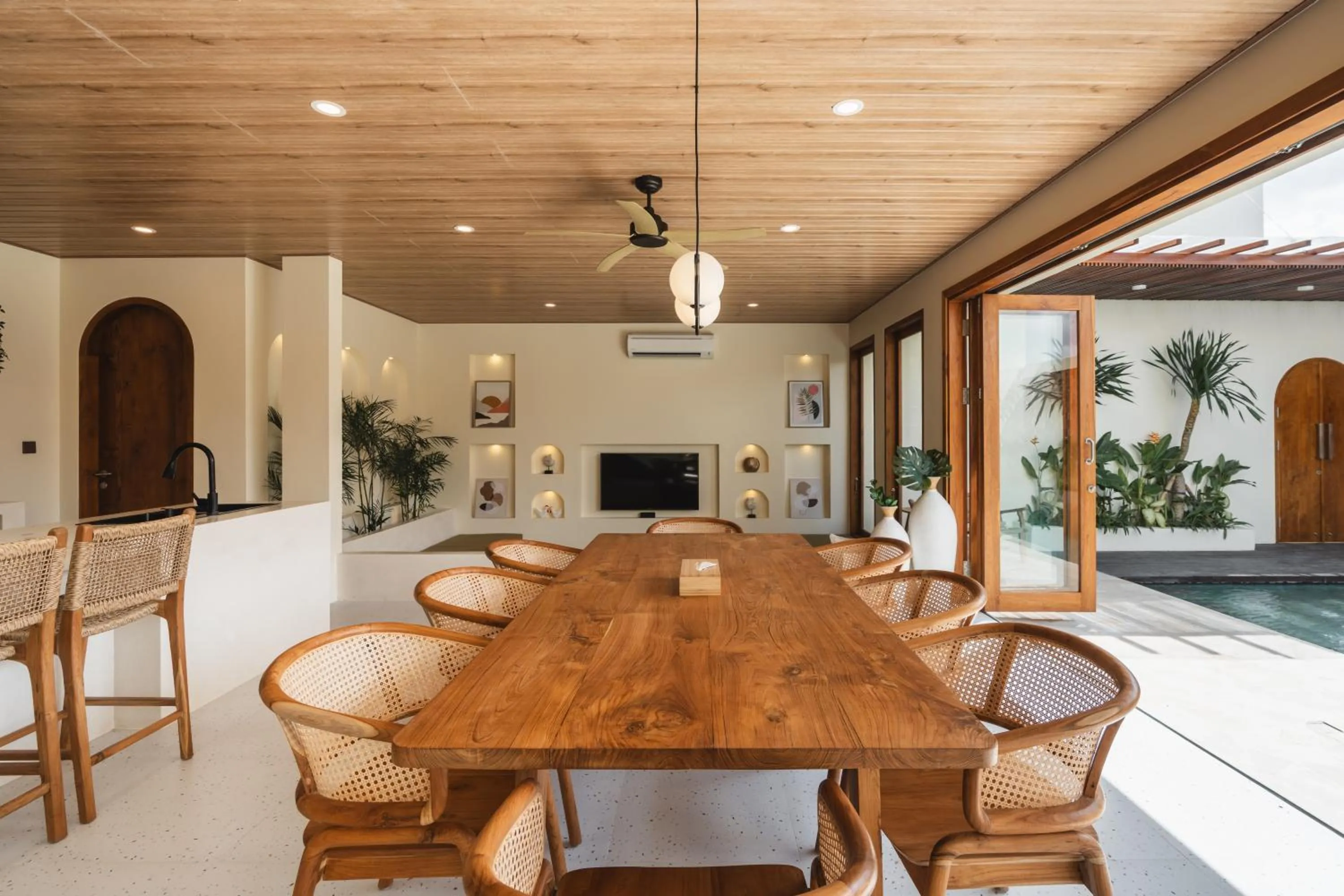 Seating area in Copper Estate 1 by Alfred in Bali