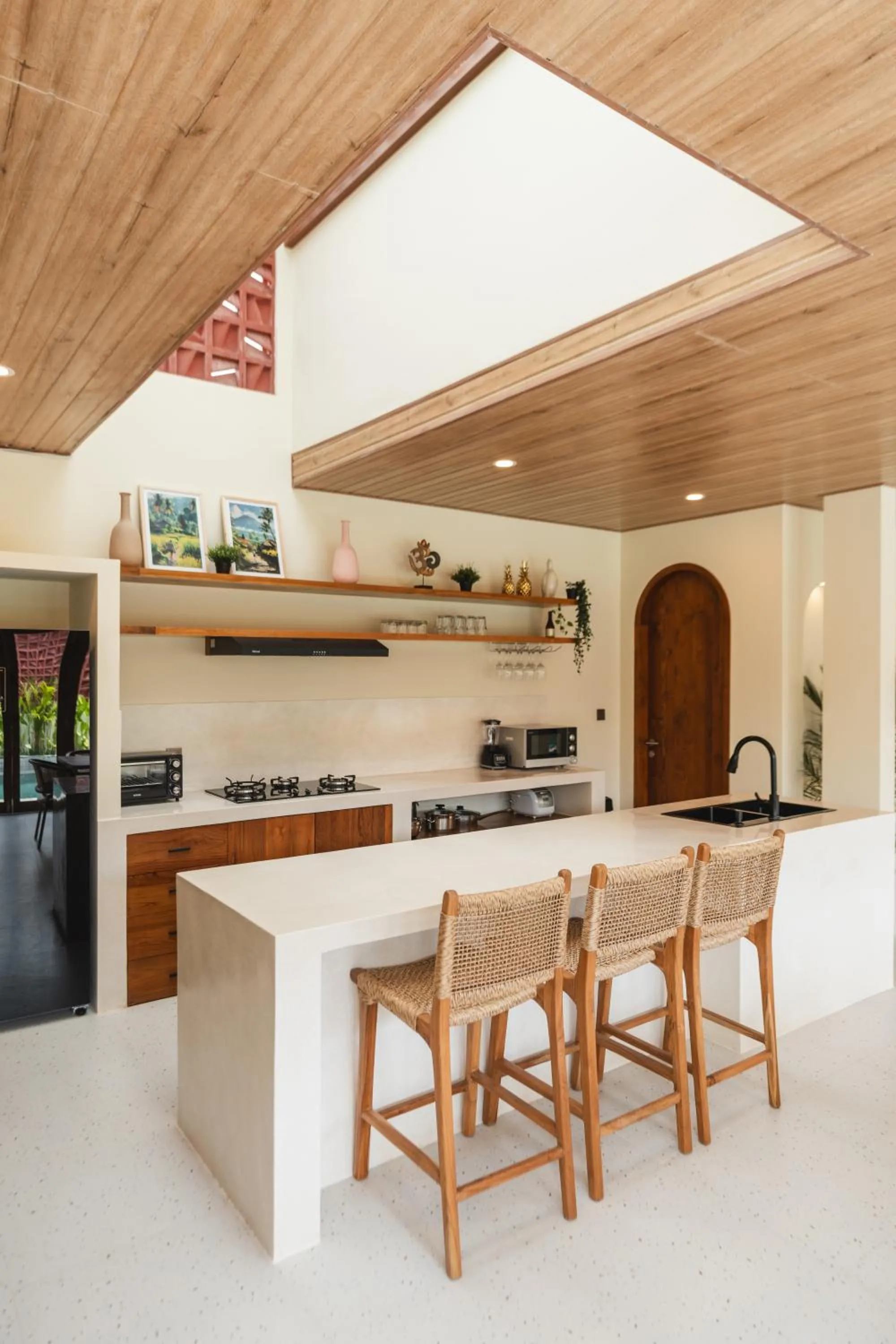 Kitchen or kitchenette in Copper Estate 1 by Alfred in Bali