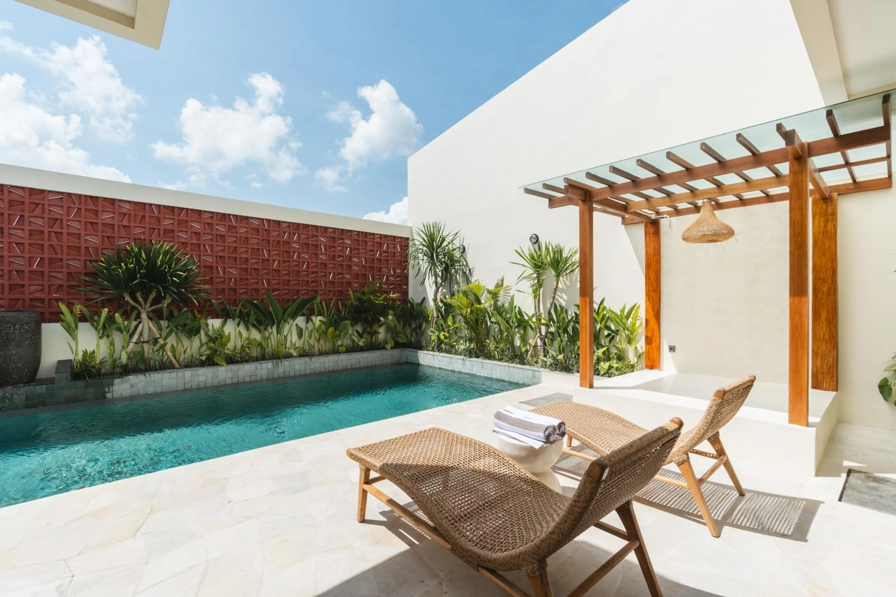 Pool view in Copper Estate 1 by Alfred in Bali