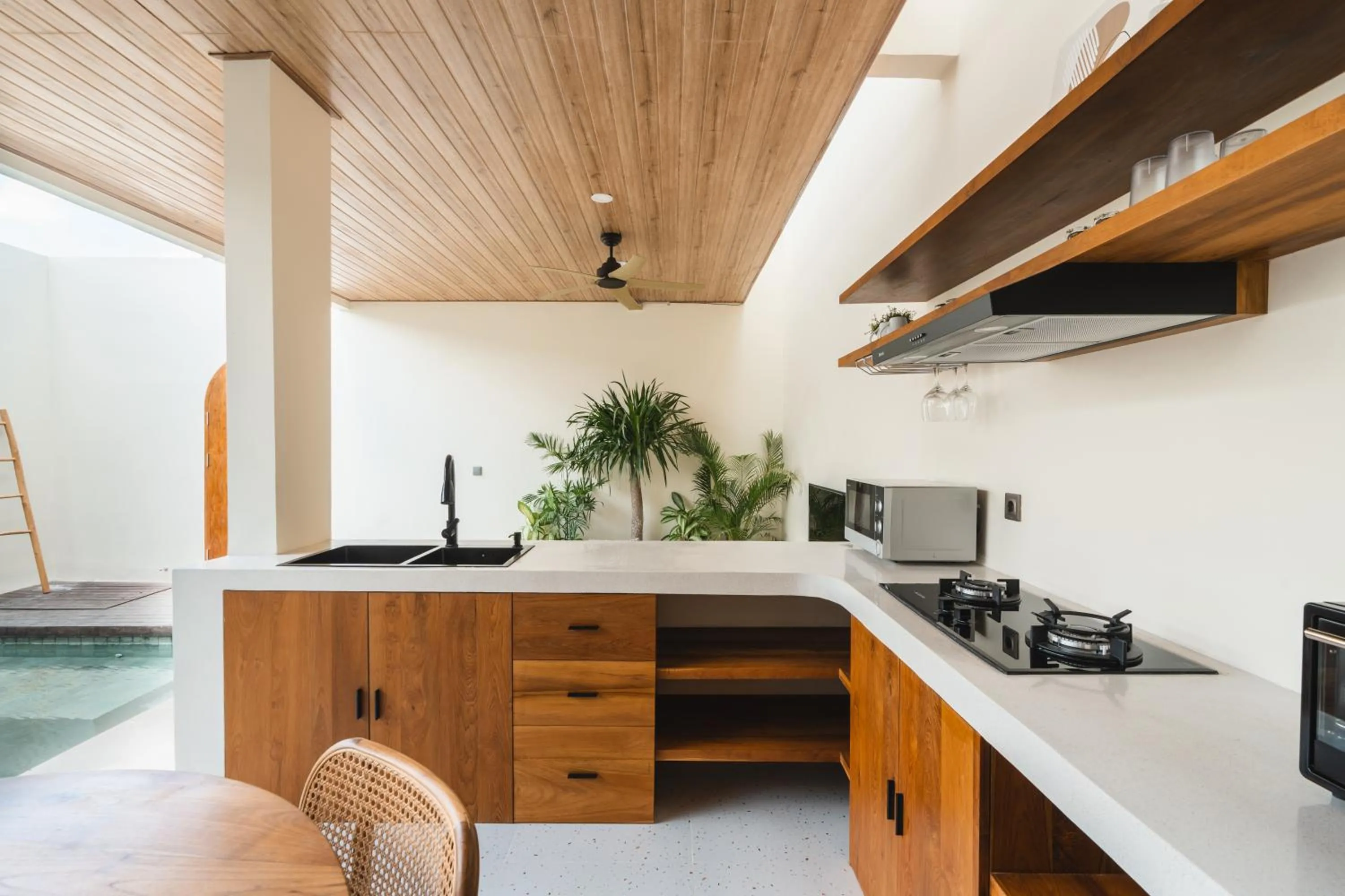 Kitchen or kitchenette in Copper Estate 2 by Alfred in Bali