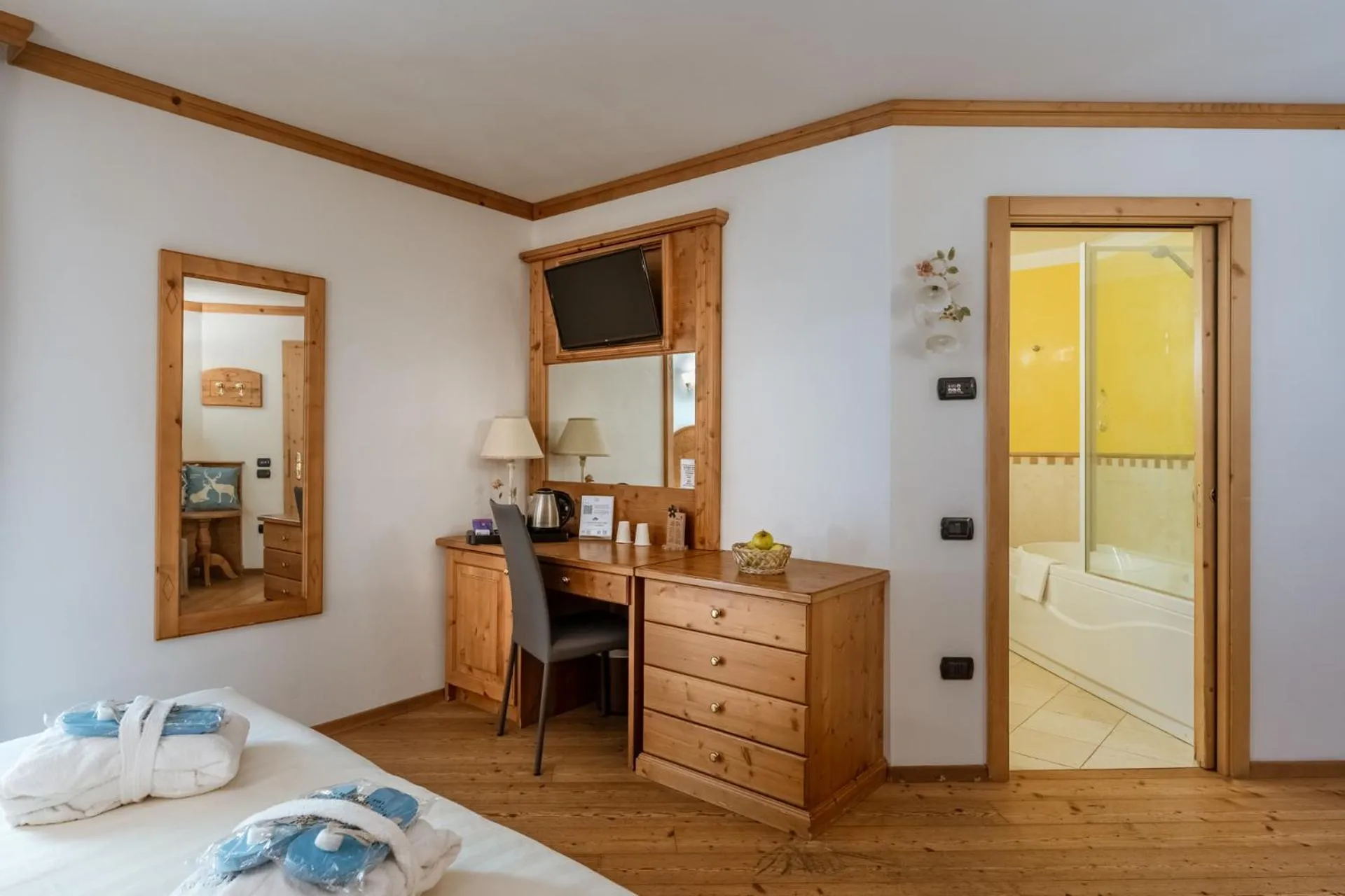 Bed in Hotel Rosa Degli Angeli