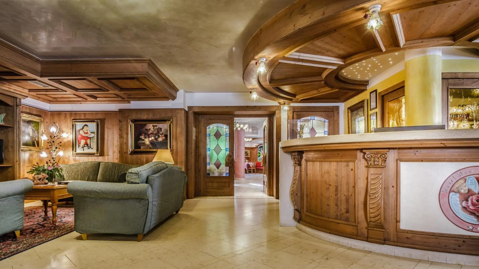 Lobby or reception in Hotel Rosa Degli Angeli