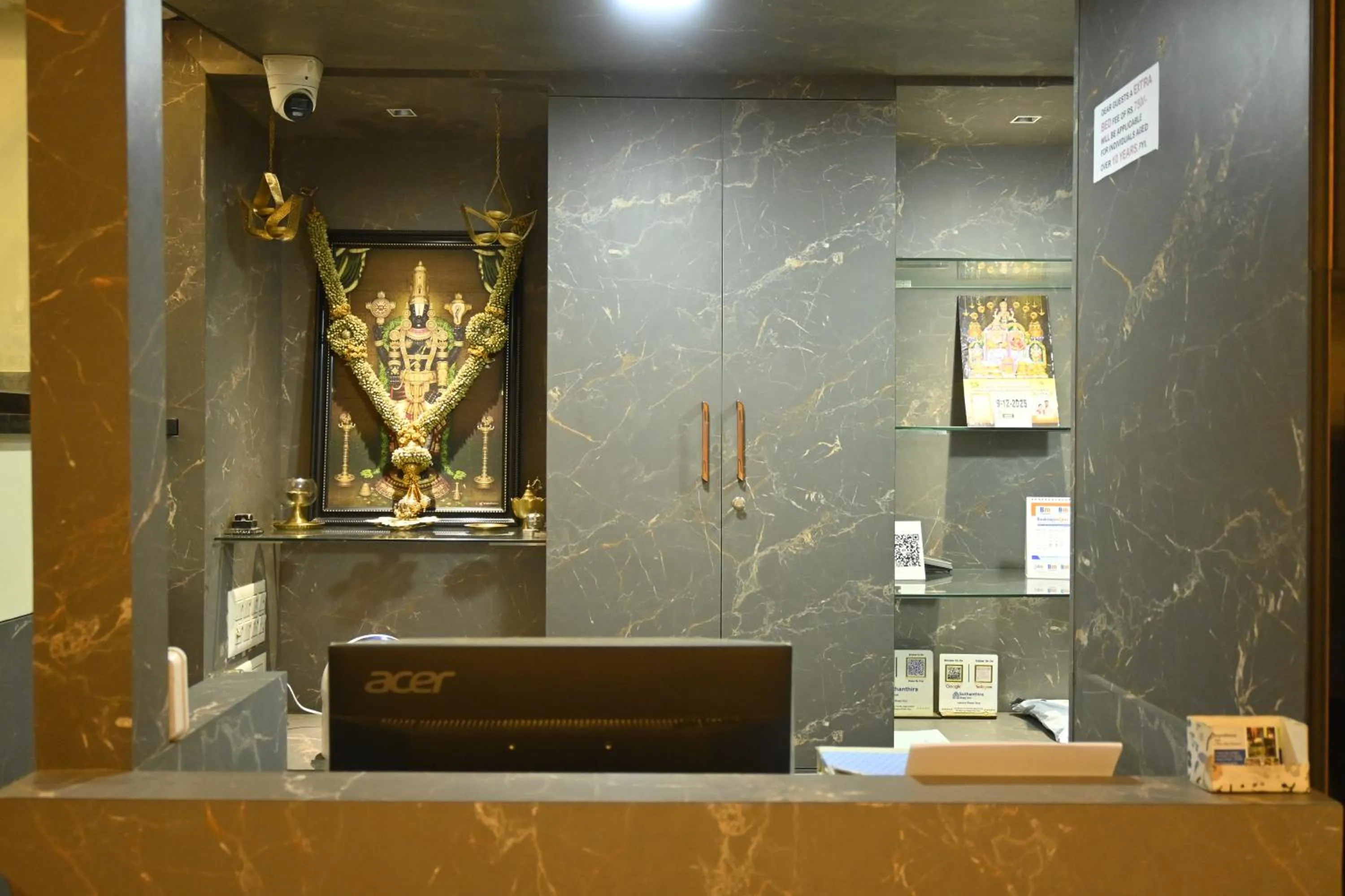 Lobby or reception in Suthanthira stay Inn