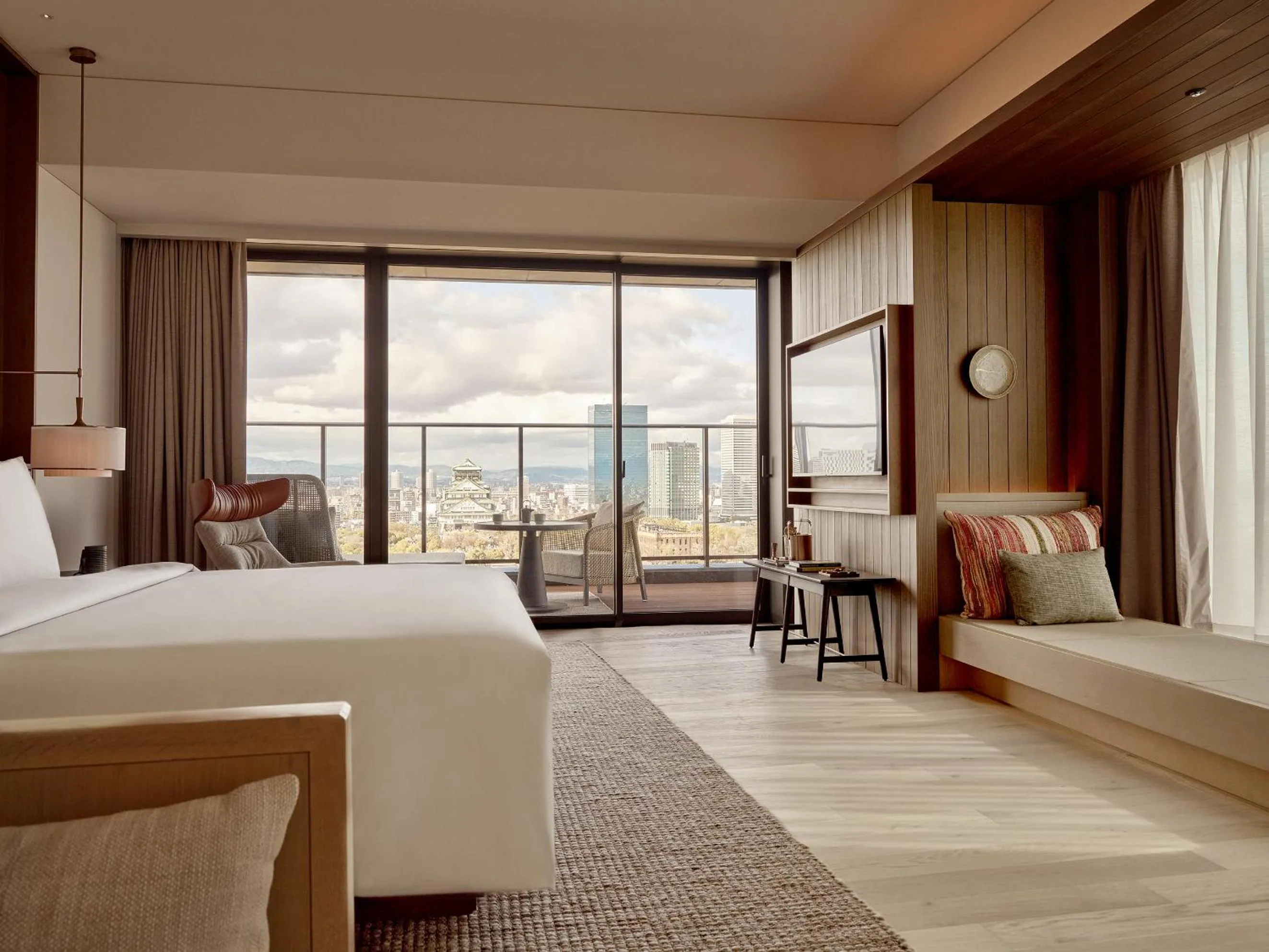 Bedroom, Bed in Patina Osaka