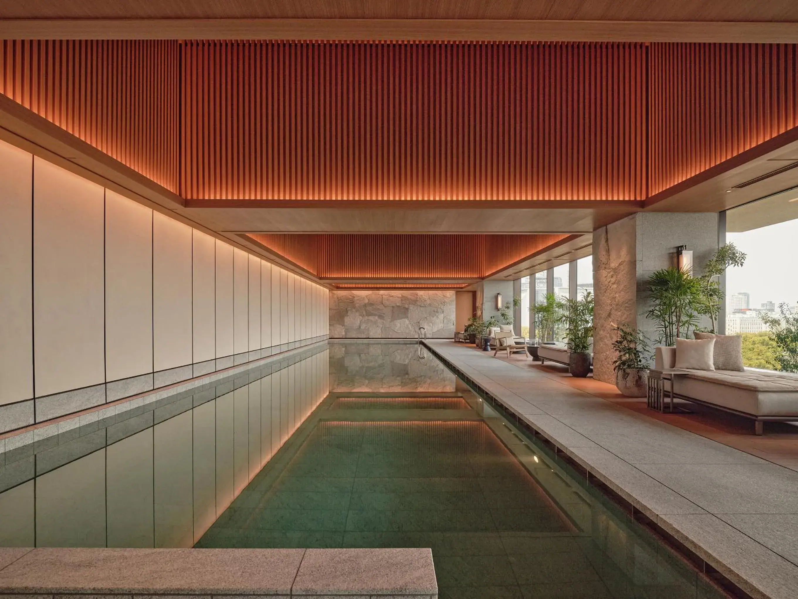 Swimming pool in Patina Osaka Swimming pool in Patina Osaka