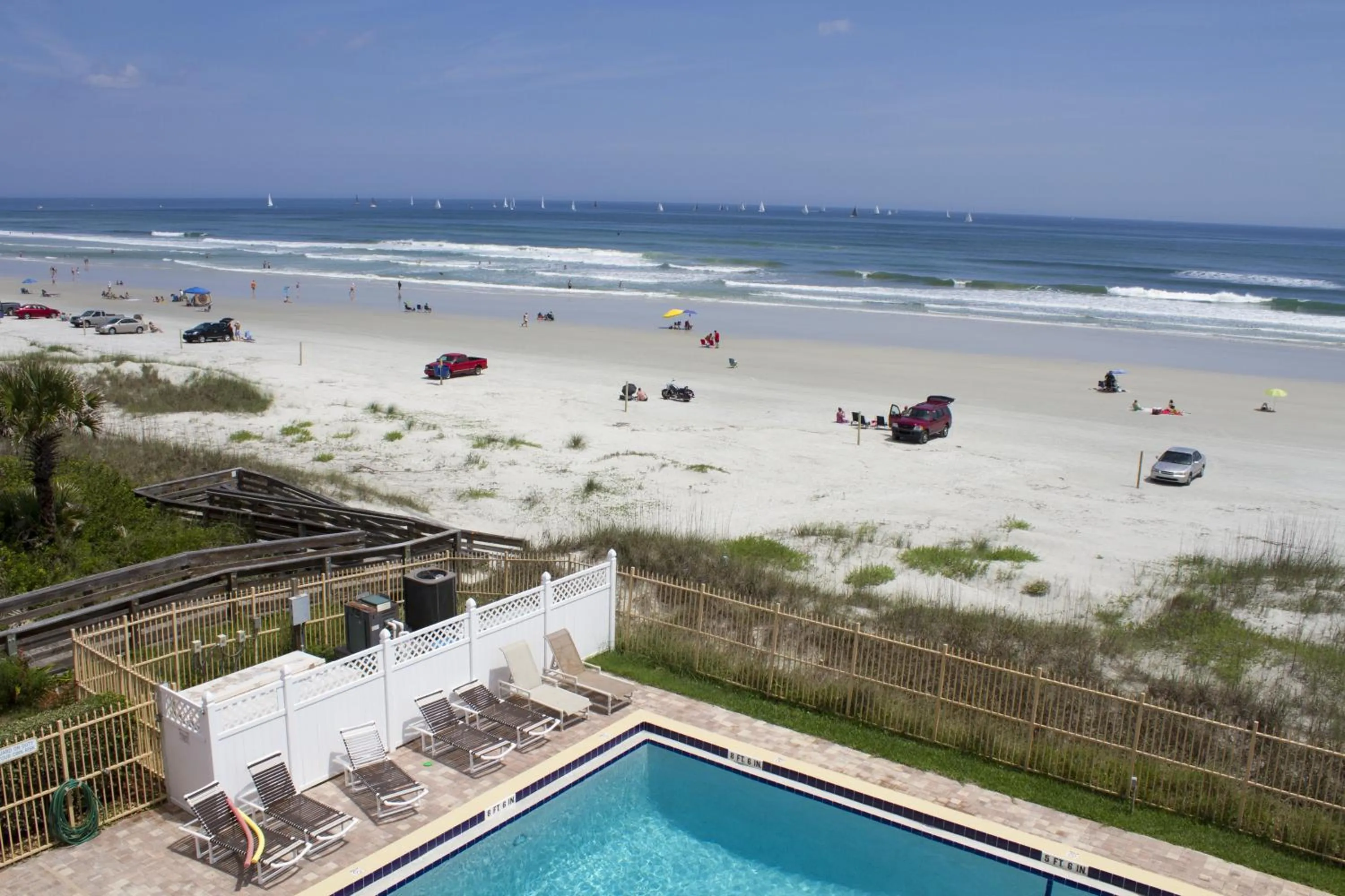 Swimming pool in New Smyrna Waves by Exploria Resorts