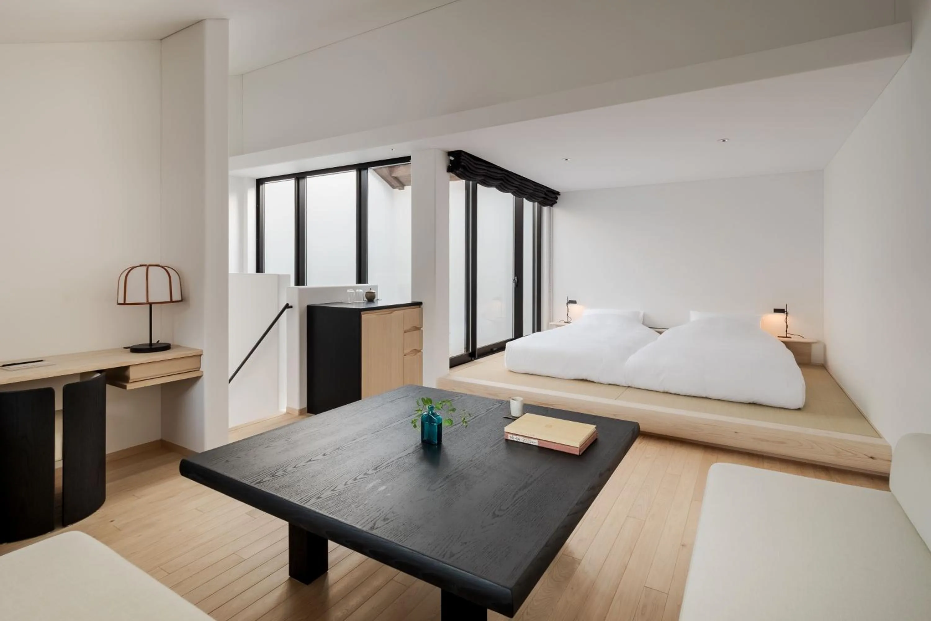 Living room, Bed in YORUYA