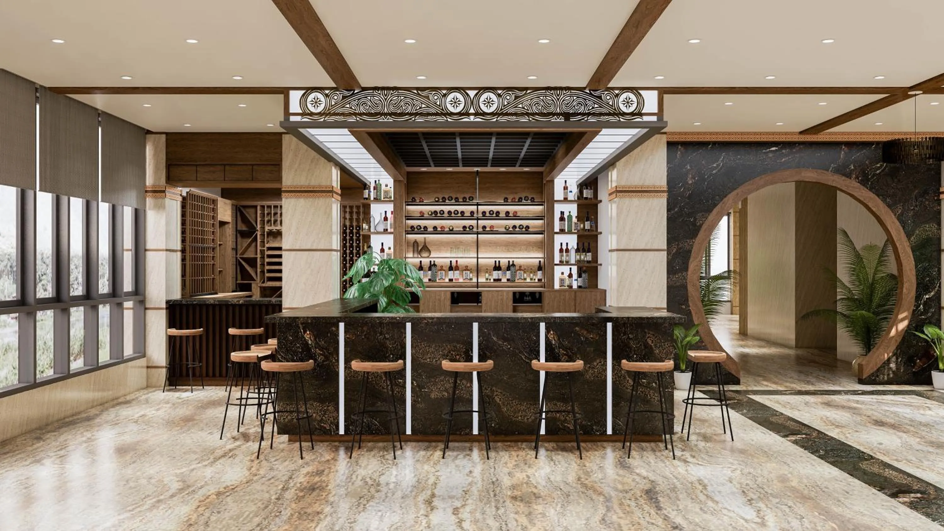 Lounge or bar in Labersa Hotel & Convention Center Samosir