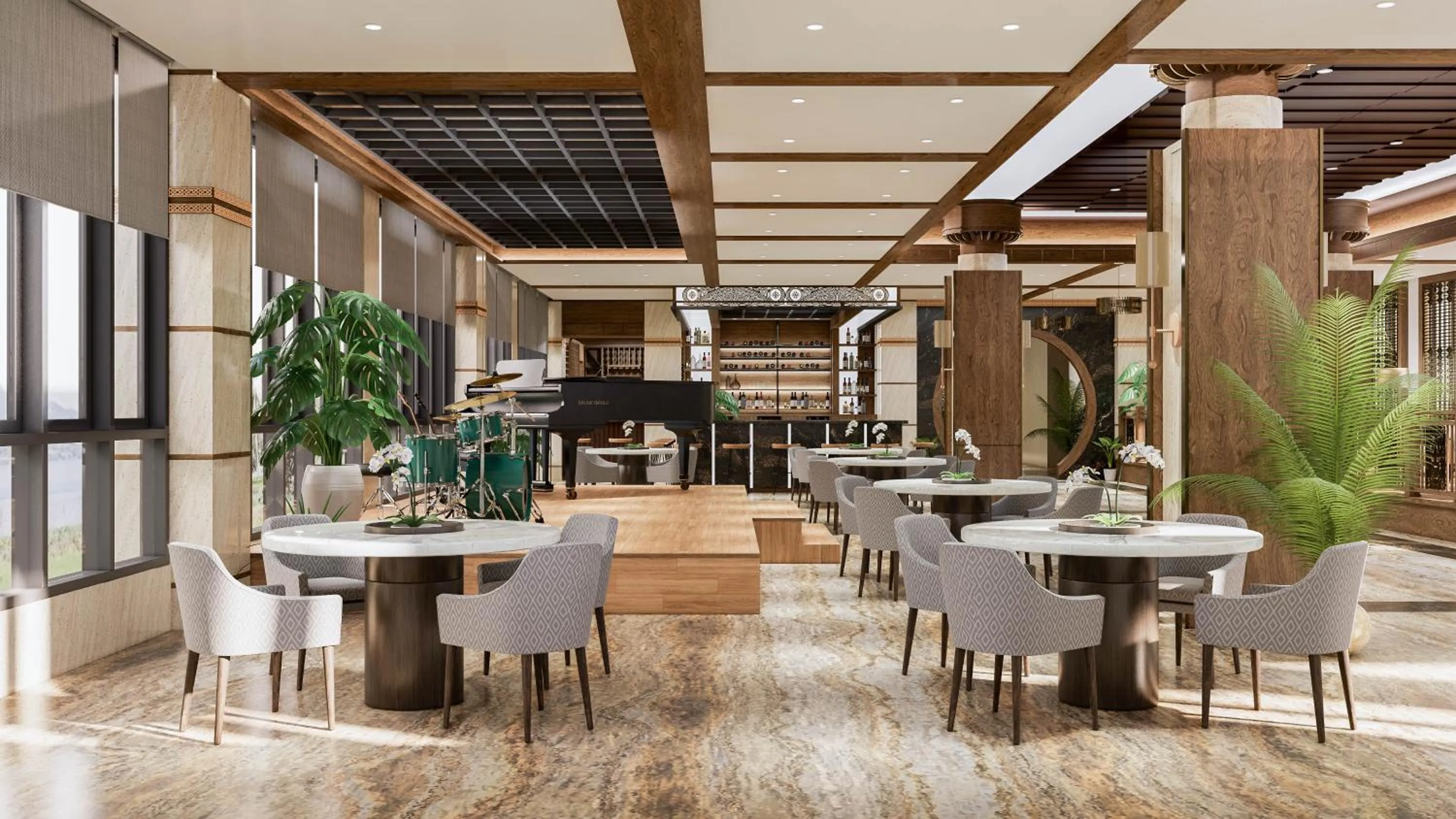 Lounge or bar in Labersa Hotel & Convention Center Samosir