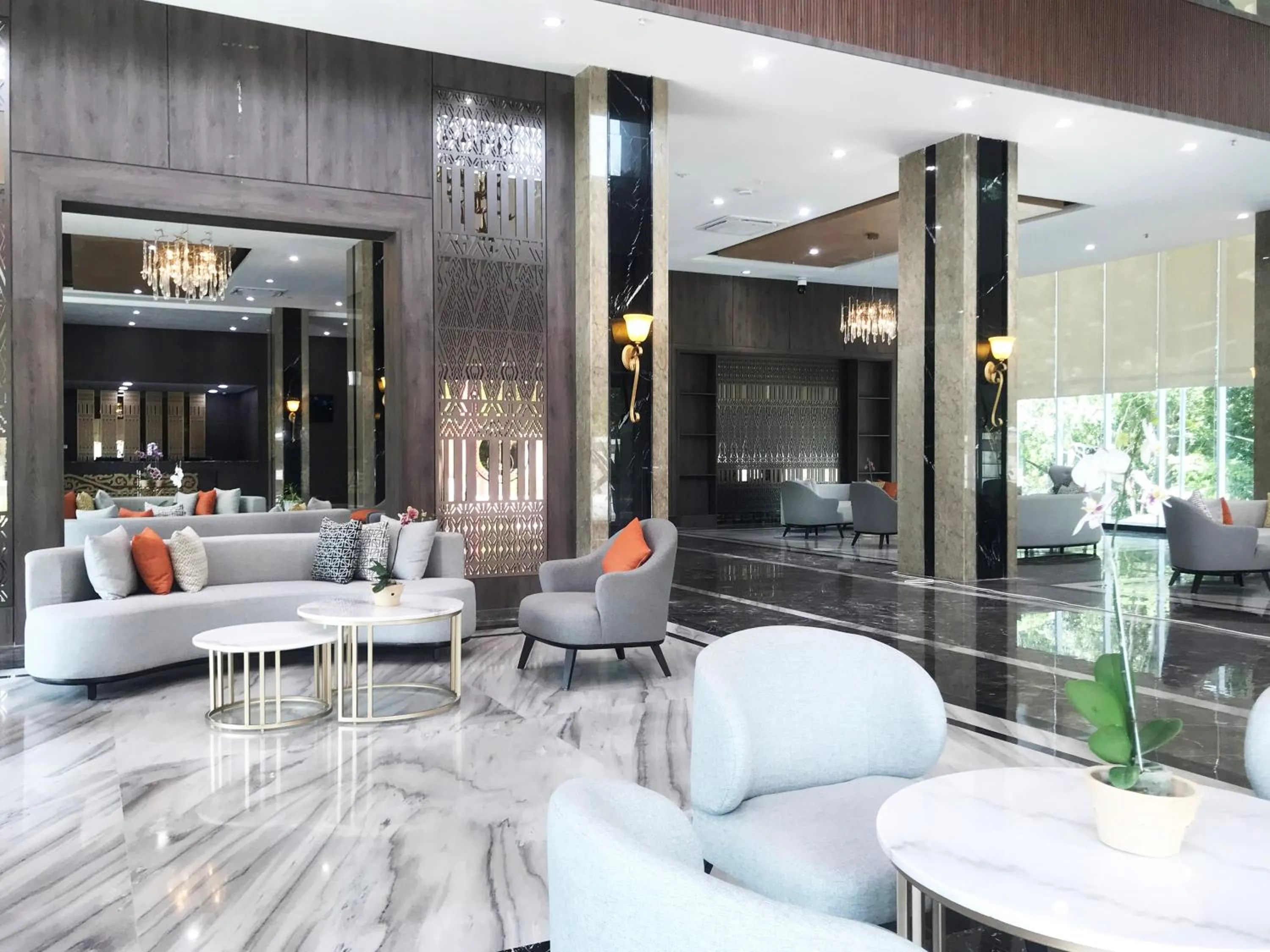 Lobby or reception in Labersa Hotel & Convention Center Samosir
