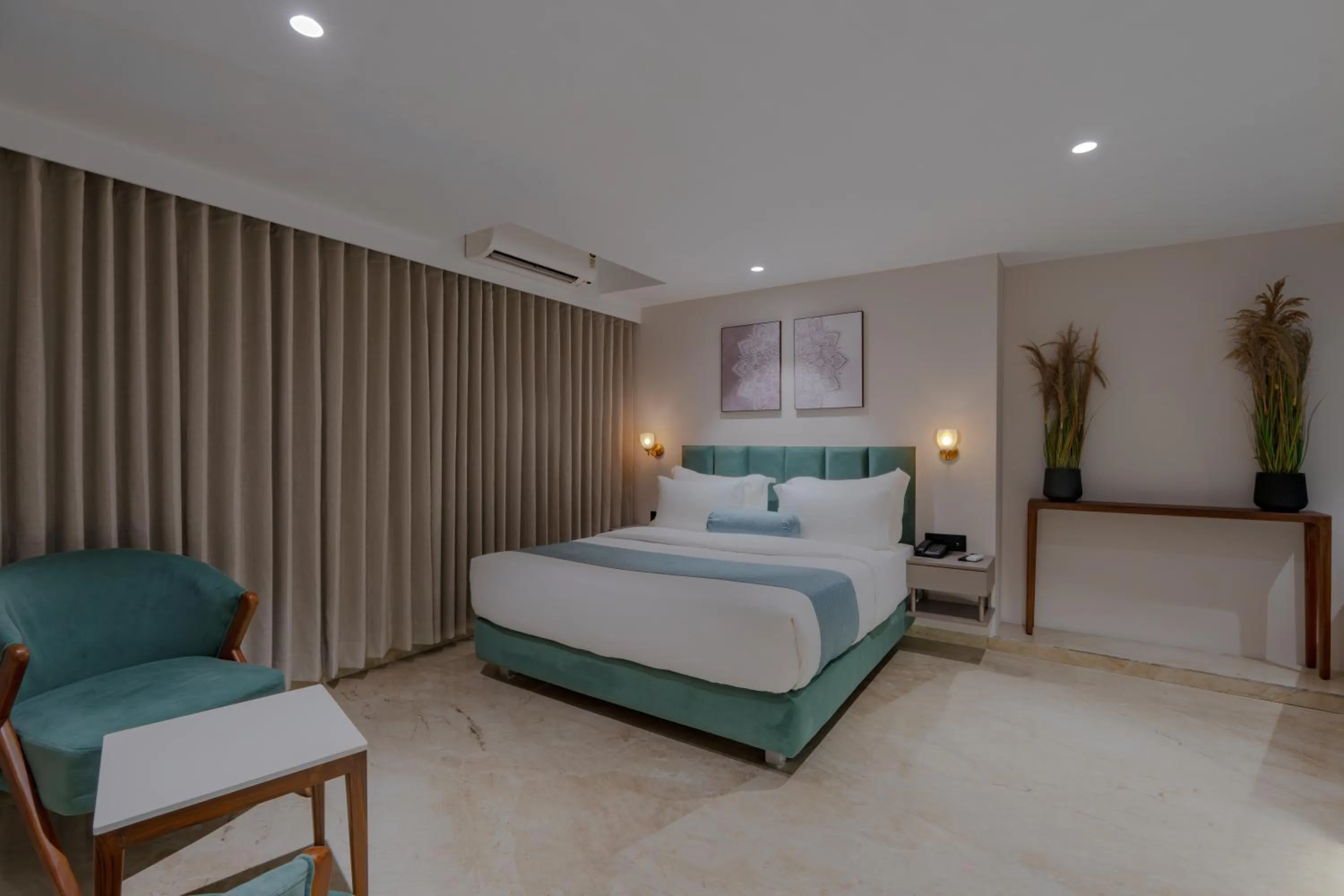 Bed in Hotel The Grand Suites