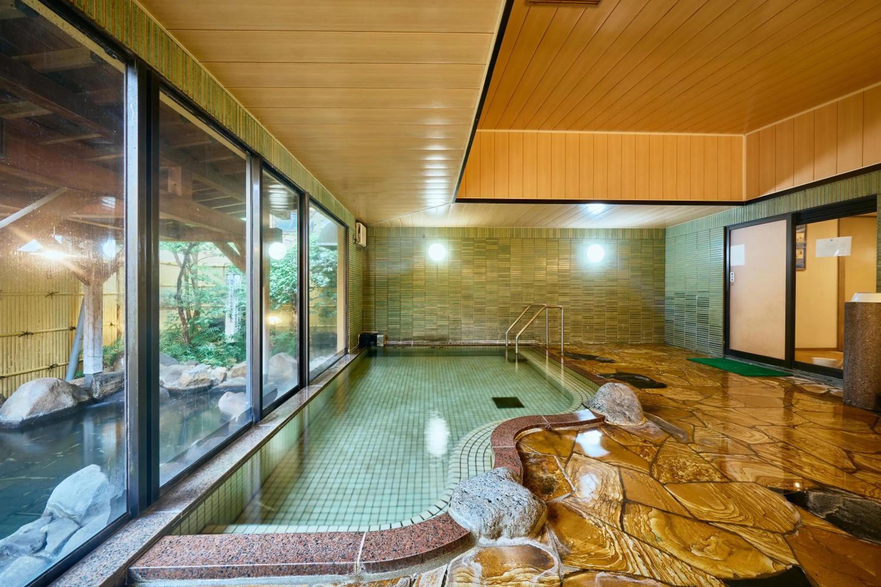 Hot Spring Bath in Yamaga Onsen Seiryuso