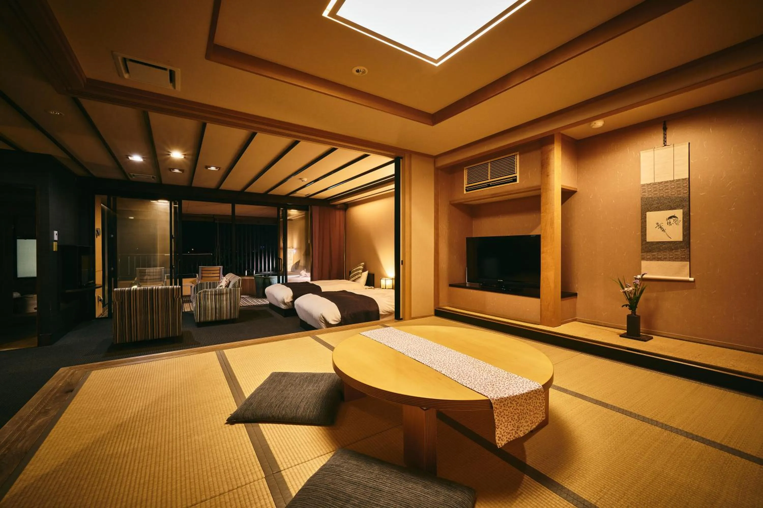 Living room in Yamaga Onsen Seiryuso