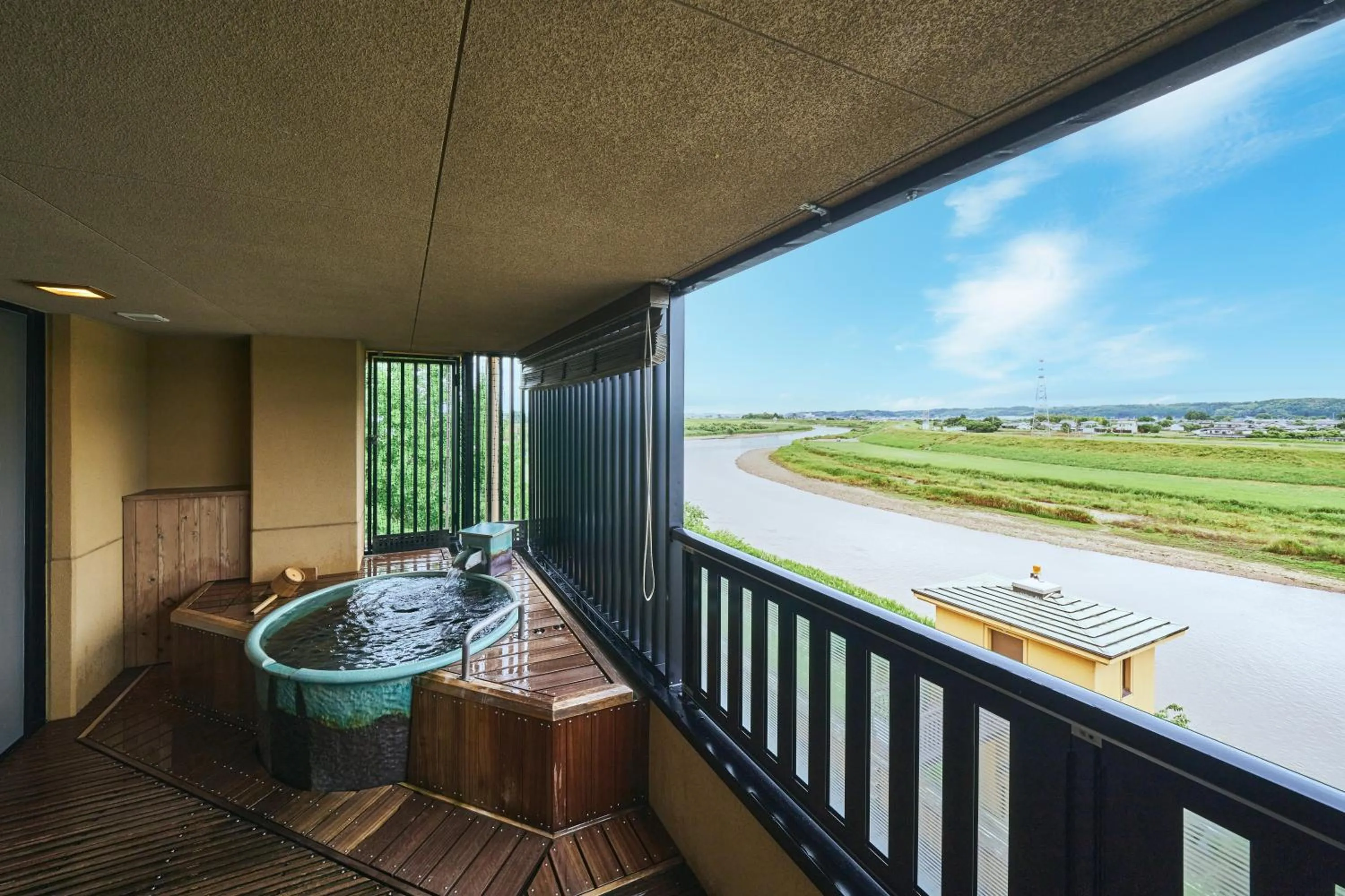 Hot Spring Bath in Yamaga Onsen Seiryuso