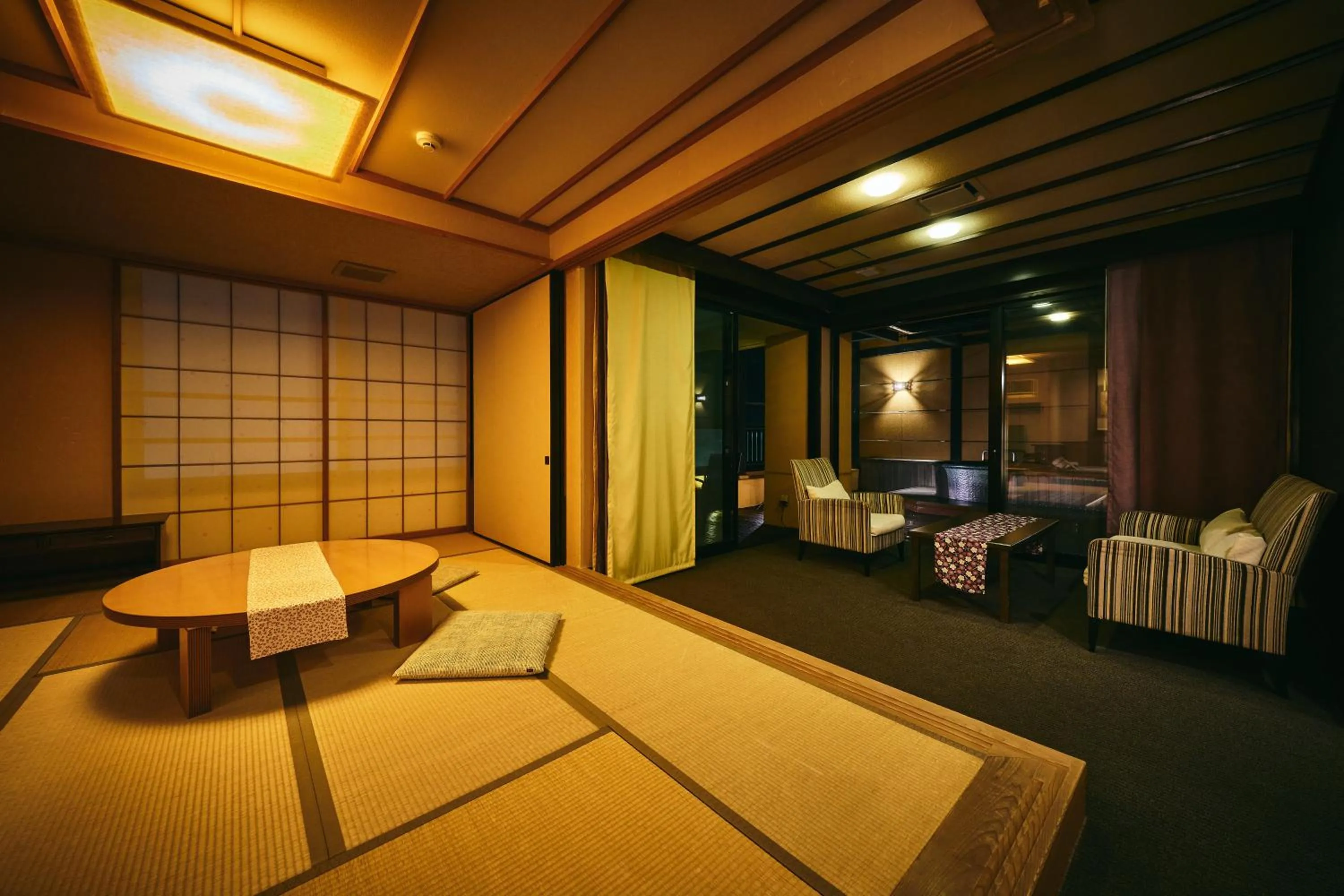 Living room in Yamaga Onsen Seiryuso