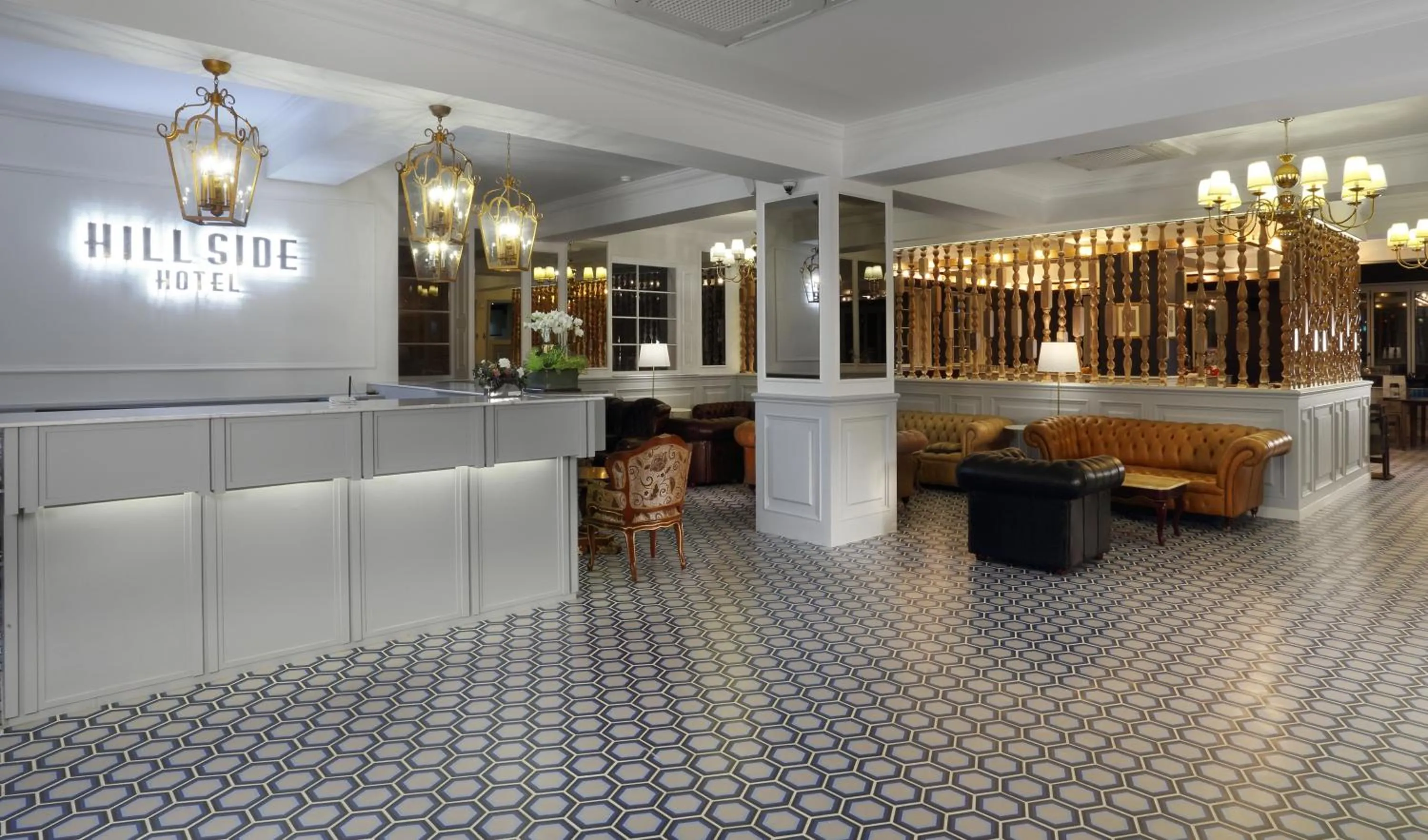 Lobby or reception in Hillside Hotel