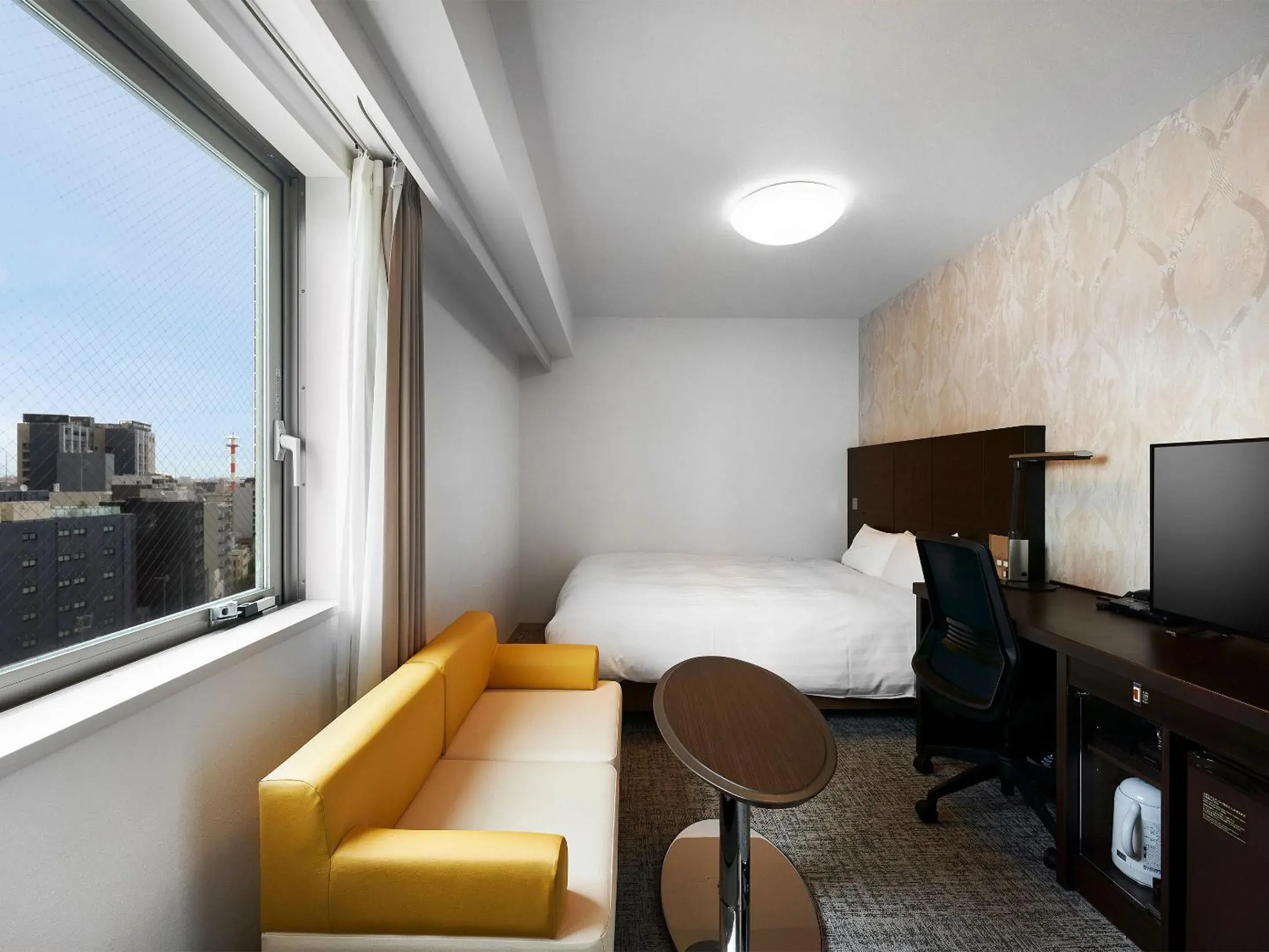 Bed in Daiwa Roynet Hotel Kawasaki Bed in Daiwa Roynet Hotel Kawasaki