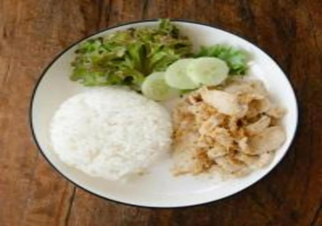 Asian breakfast in Bunyagard Koh Kood Resort