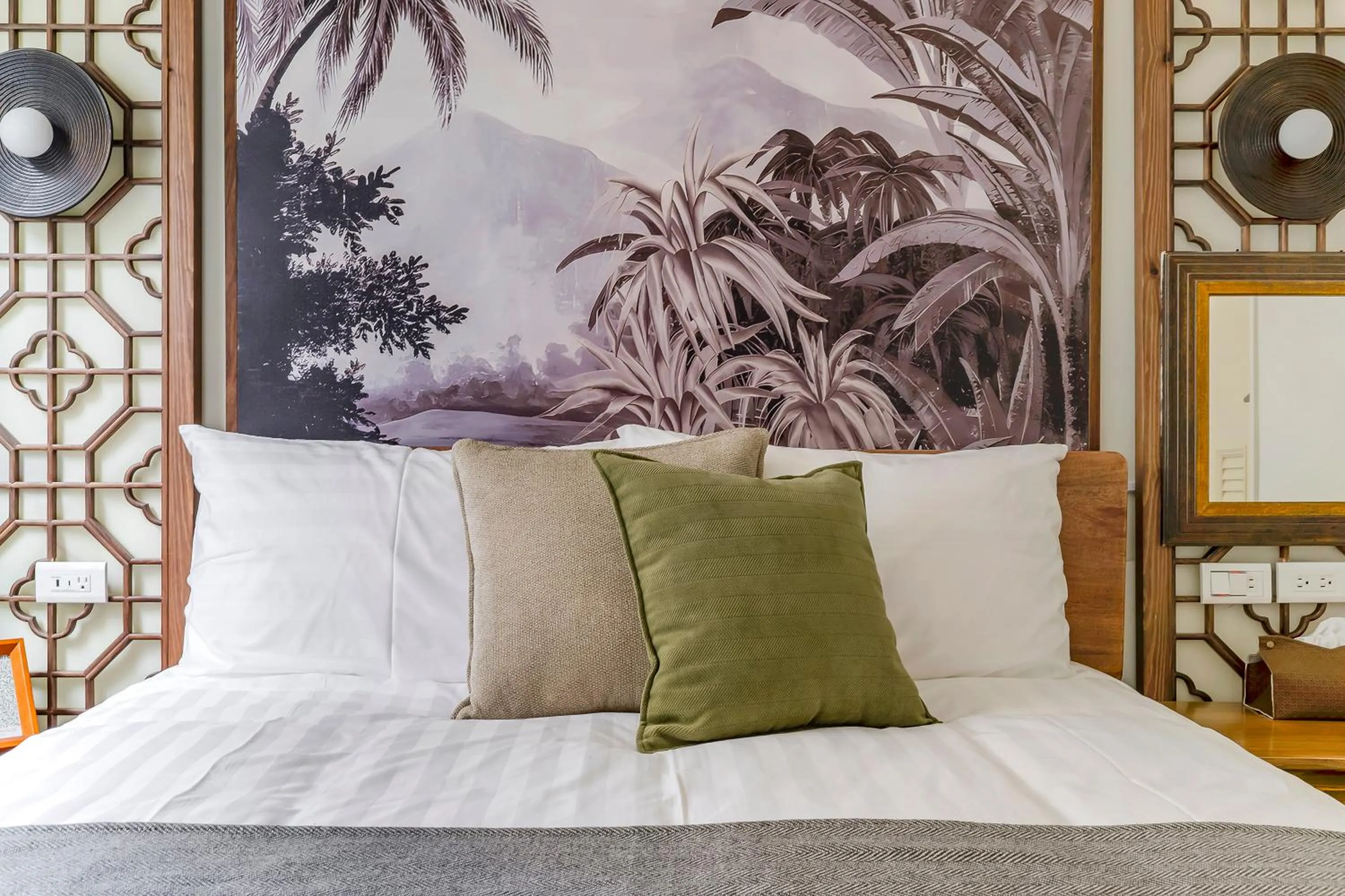 Bed in Penghu Chin Style Inn