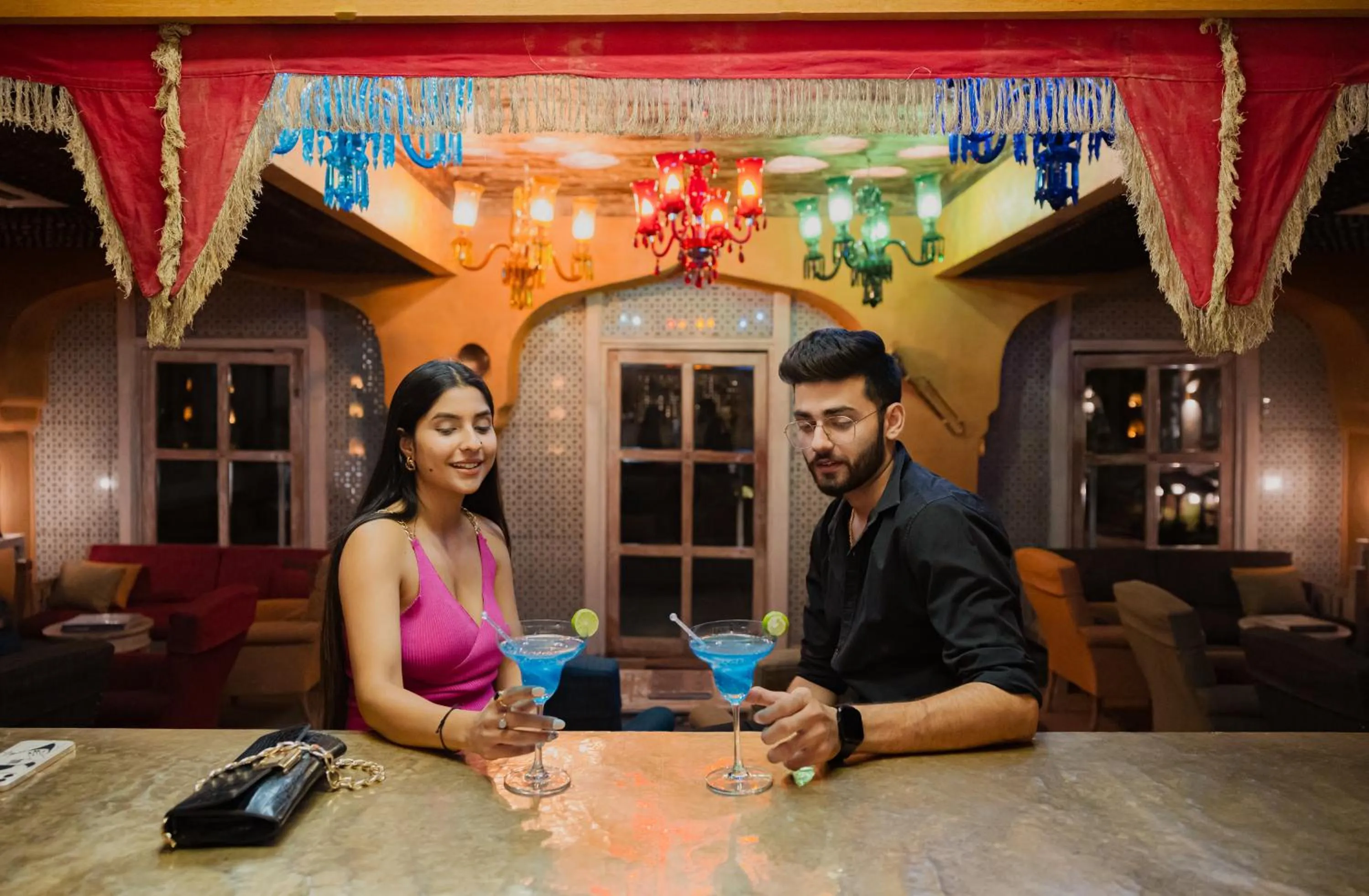 Lounge or bar in The Rawla Narlai - A Luxury Heritage Stay in Leopard Country